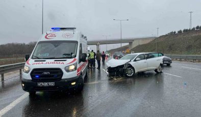 Kuzey Marmara’da 3 Araç Birbirine
