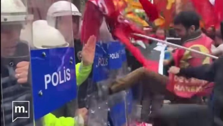 Taksim’e Yürümek İsteyen Eylemciler Polise Saldırdılar