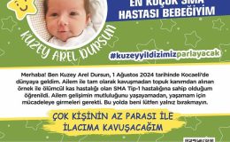 : İzmit’te yaşayan 4 aylık Kuzey Arel Dursun, SMA hastalığıyla mücadele ediyor