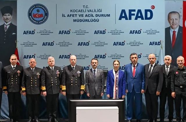Kocaeli’de Afet Müdahale Planı Toplantısı Gerçekleşti