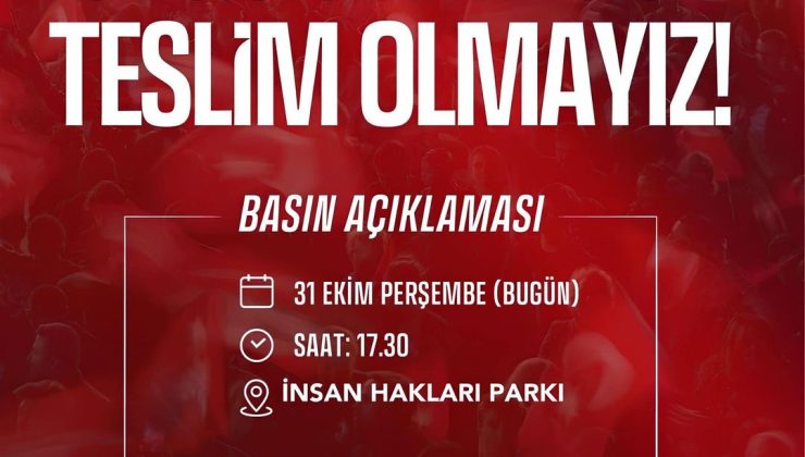 Esenyurt Belediye Başkanı Ahmet Özer’e Gözaltı Kararı ve Kayyum Atanması Protesto Ediliyor