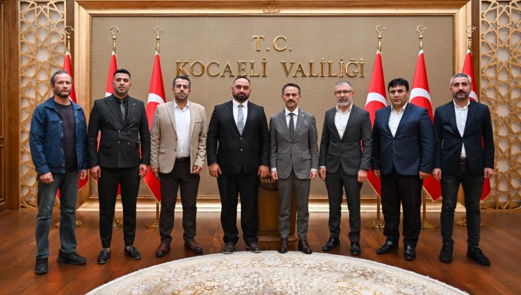 Vali İlhami Aktaş, Dilovası Sivil Toplum Platformu ve Yönetimini Kabul Etti